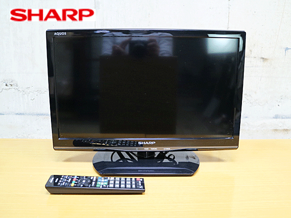 SHARP】シャープ AQUOS アクオス 液晶カラーテレビ 19V型ワイド LC