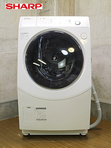 SHARP ドラム式洗濯機 ES-V540-NL 9kg 低騒音 M0368-