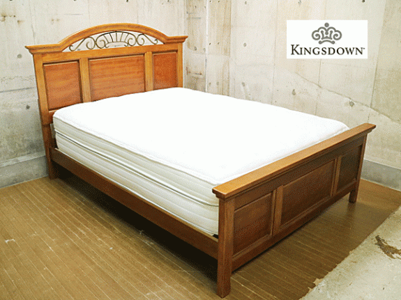 KINGSDOWN ベッドマット＋ベッドフレーム　ワイドダブルロング
