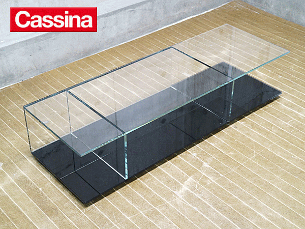 【Cassina】カッシーナ MEX メックス ローテーブル/ガラステーブル