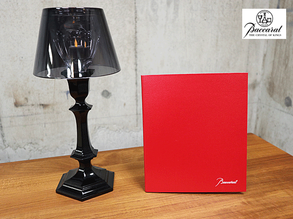 Baccarat】バカラ OUR FIRE CANDLESTICK BLACK アワファイアー