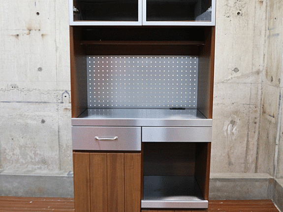 ウニコ unico ストラーダ キッチンボード レンジ台 食器棚-