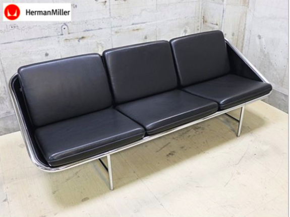 Herman Miller】ハーマンミラー ジョージ・ネルソン Nelson Sling Sofa スリングソファ #6382 3人掛けソファ  ヴィンテージ 出張買取 東京都渋谷区 | ブランド家具買取は東京のリサイクルショップ チェリーズマーケット