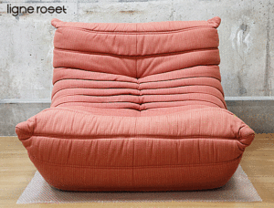 ソファ 1人掛け リーンロゼ ligne roset Togo ワインレッド-