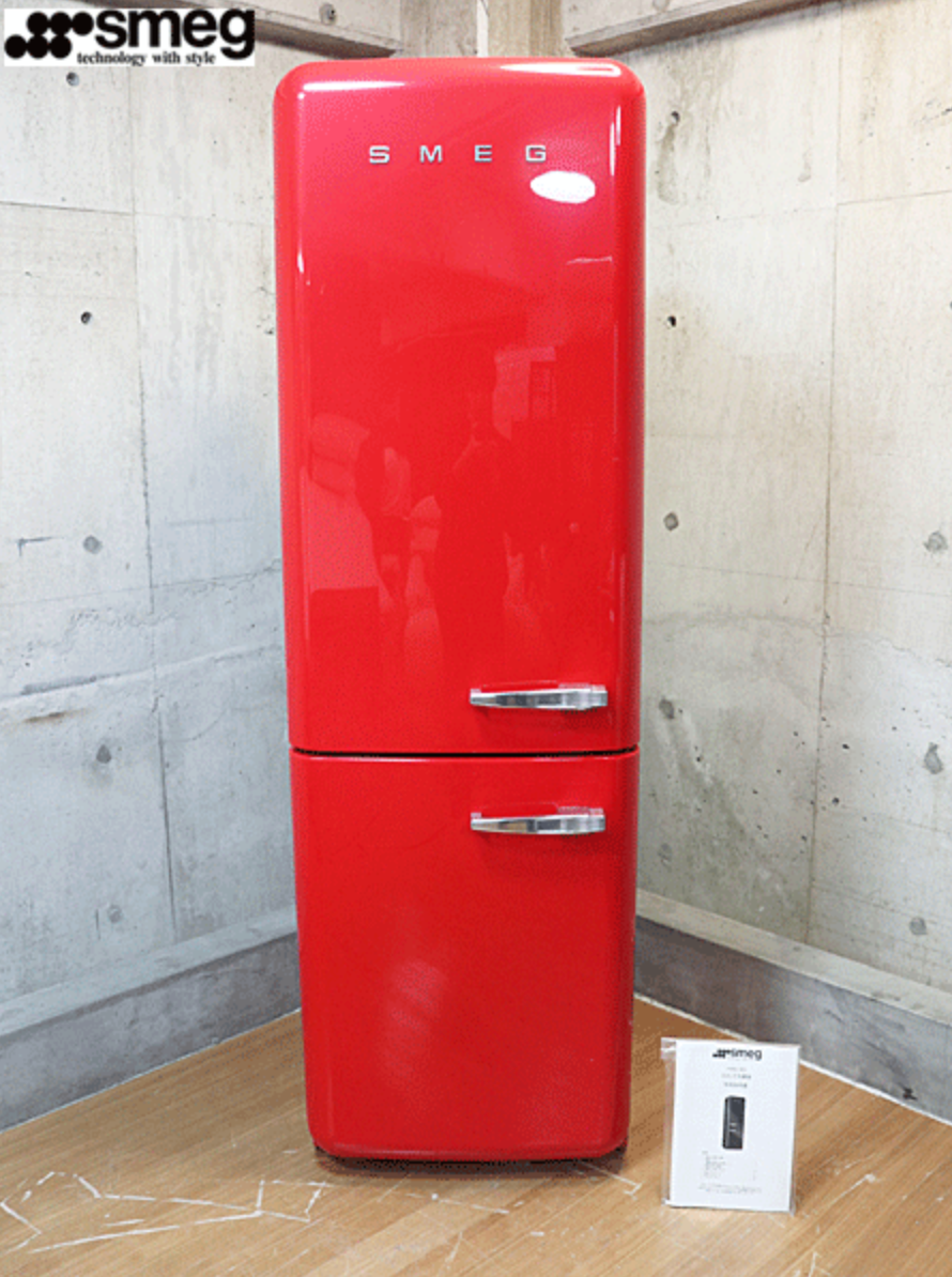 SMEG（スメッグ）冷凍冷蔵庫 FAB28 100V ユニオンジャック 左開き 冷蔵庫・冷凍庫