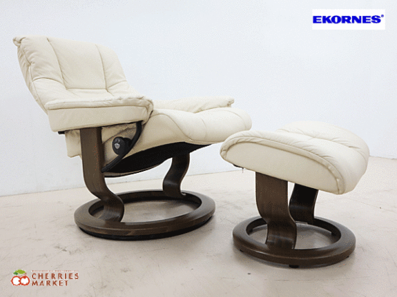 Ekornes】エコーネス メイフェア 本革 ストレスレスチェア&オットマン ...