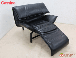 【Cassina】カッシーナ VERANDA ヴェランダ 1Pソファ/1人掛けソファ/リクライニングソファ ヴィコ・マジストレッティ 黒革 出張買取 東京都中央区