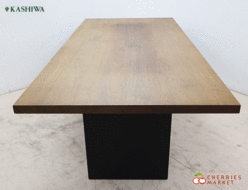 【柏木工】KASHIWA IDC大塚家具 STRAIGHT TABLE ストレートテーブル ダイニングテーブル ウォールナット＋オーク 出張買取 東京都豊島区