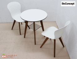 【BoConcept】ボーコンセプト ADELAIDE アデレード ダイニングテーブル/カフェテーブル＆アームレスチェア/ダイニングチェア ダイニング3点セット 全天候型家具 出張買取 東京都渋谷区